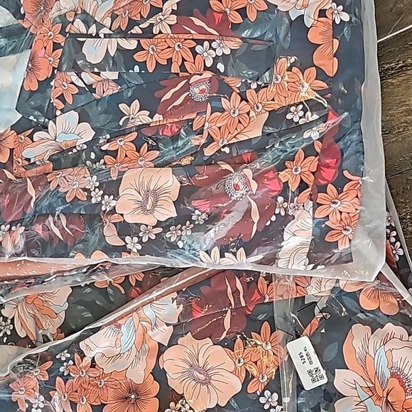 Floral Bohemian V Neck Patchwork Maxi Dress - Picture 15 of 16